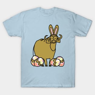 Funny Easter Bunny Ears and Eggs Ox T-Shirt